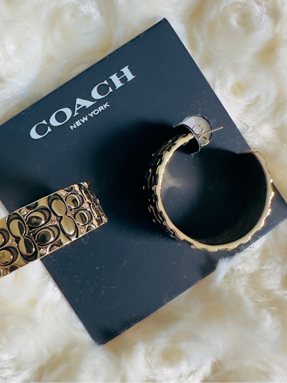 Coach • signature earrings - Picture 2 of 7